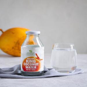 Organic king coconut water (Glass Jar) - 350 ml