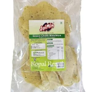 Jaimin green chilli khiciya 20x20gm