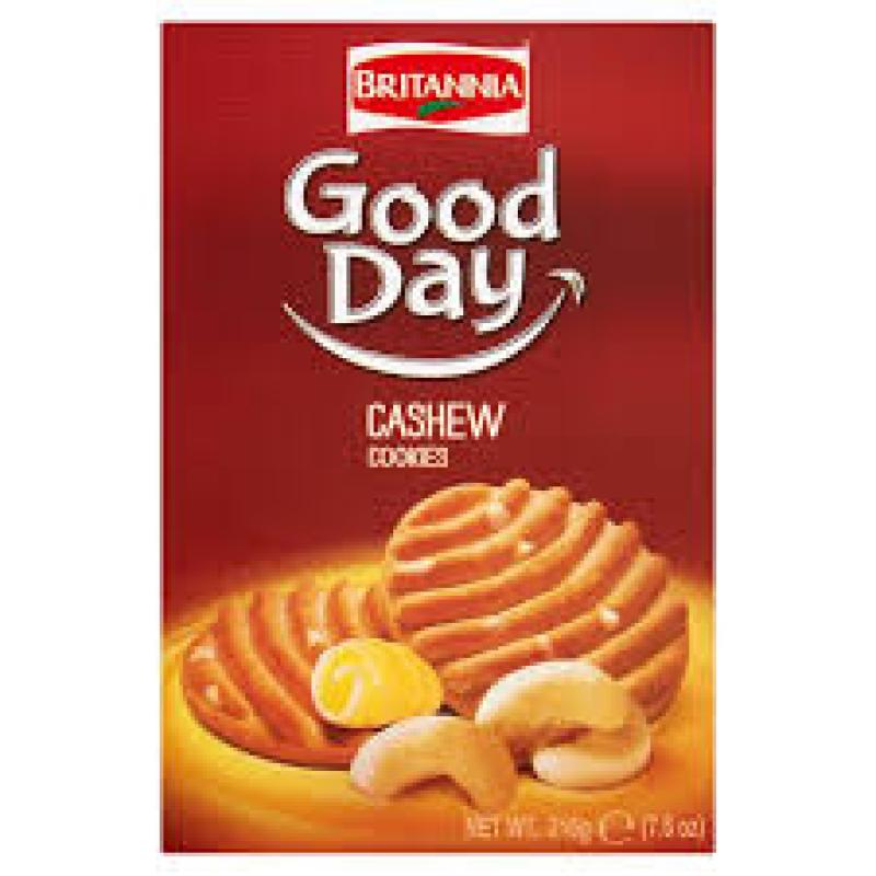 Britannia Good Day (Cashew Cookies) - 216 Gm Pack of 12