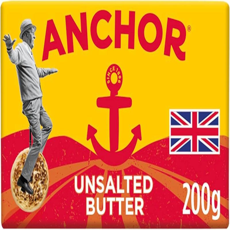 Anchor un-salted Butter 200 Gm (Pack of 20)