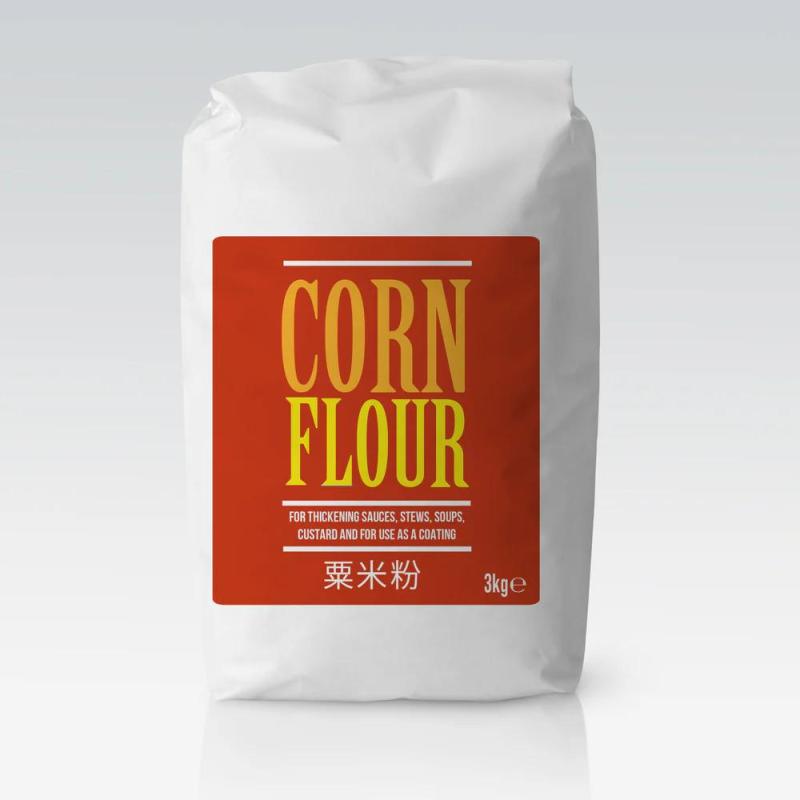 Corn Flour (Eurostar) 3 Kg (Pack of 4)