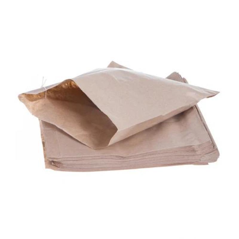 Brown Papadom bags 10" x 10" - 1000 pc.