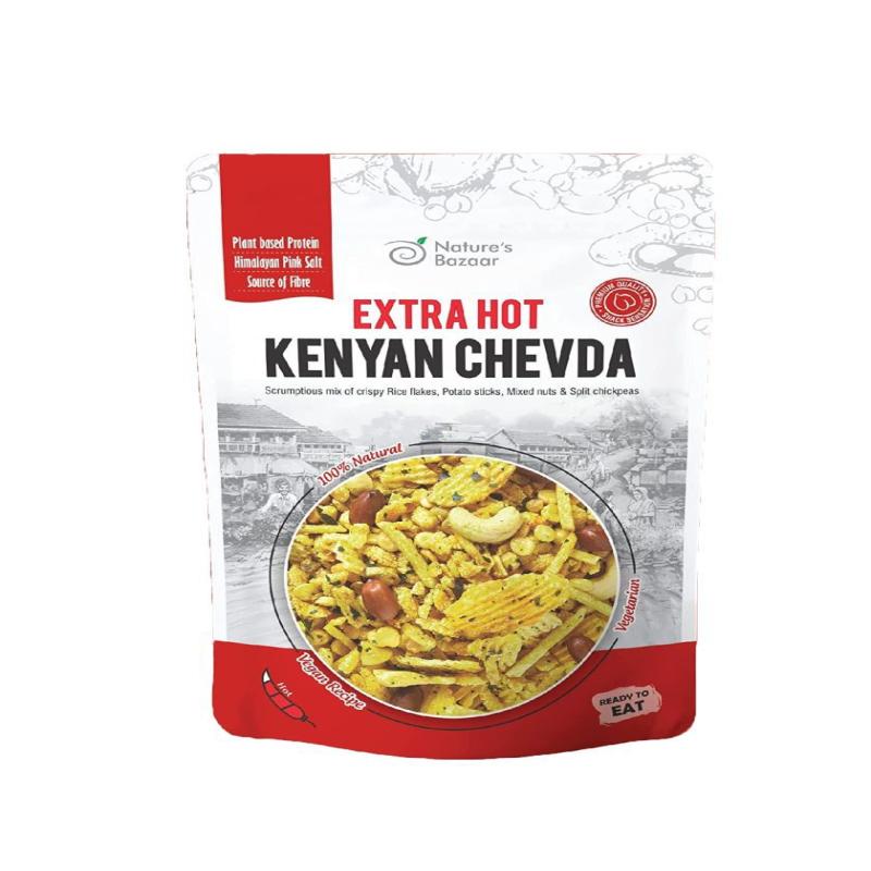 Nature Bazzar's - Extra Hot Kenyan Chewda 10 x 225 Gm