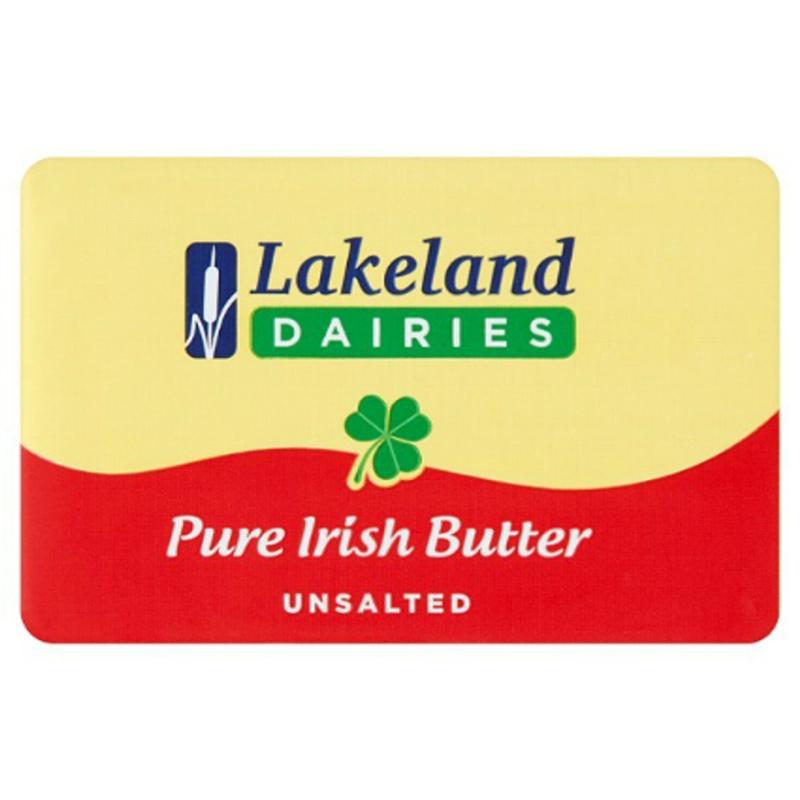 Lakeland Dairies - pure Irish Butter (Unsalted) 40 x 250 gm