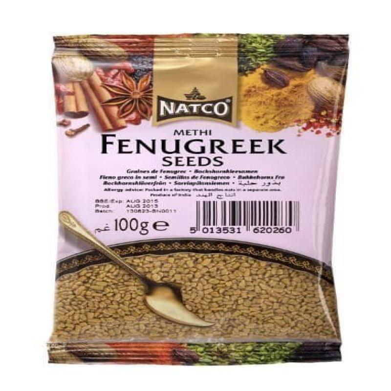 NATCO Fenugreek Seeds(Methi seeds) 20 x 100 Gm